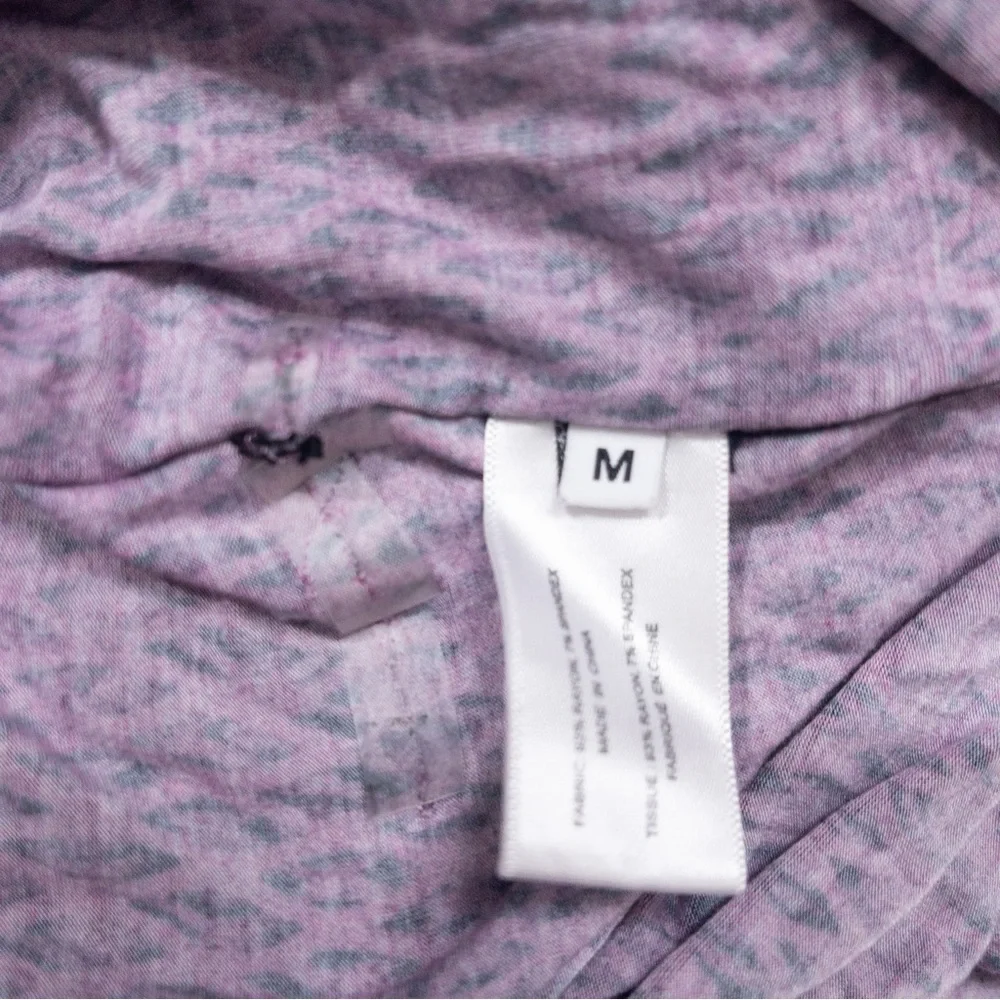 Proenza Schouler White Label Marble Mesh Turtleneck Midi Dress M Jersey Stretch - Picture 11 of 11